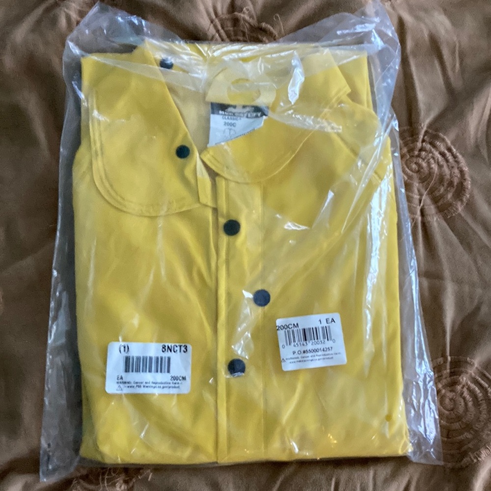 MCR safety rain trench coat